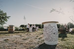 Événement dans les vignes du Domaine de l'Aurée