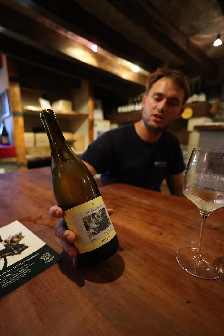 Dégustation commentée par Simon au Domaine de Montgilet
