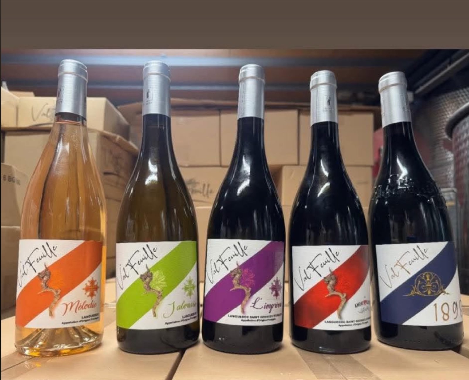 Gamme de vins Val Feuille, Languedoc